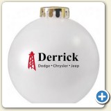 Car dealership promotion Christmas ornaments